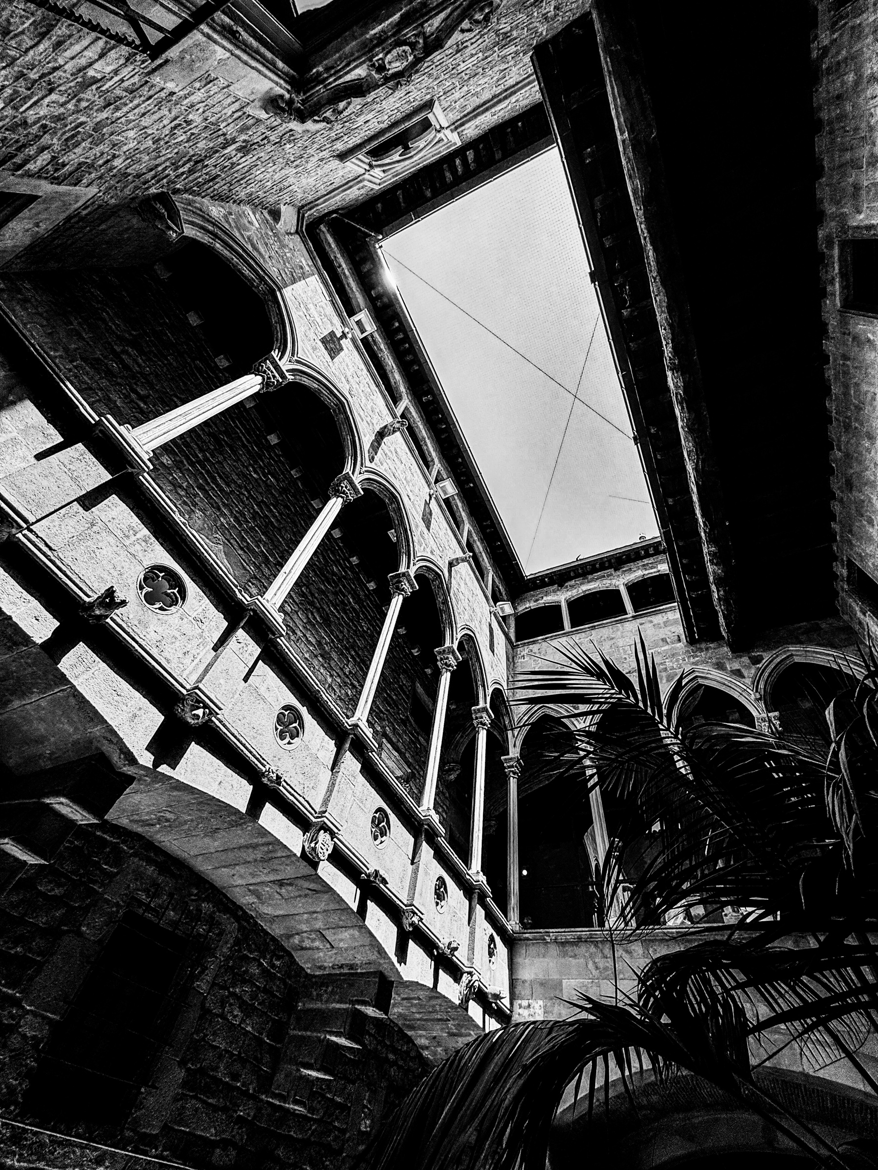 Looking up in Picasso museum