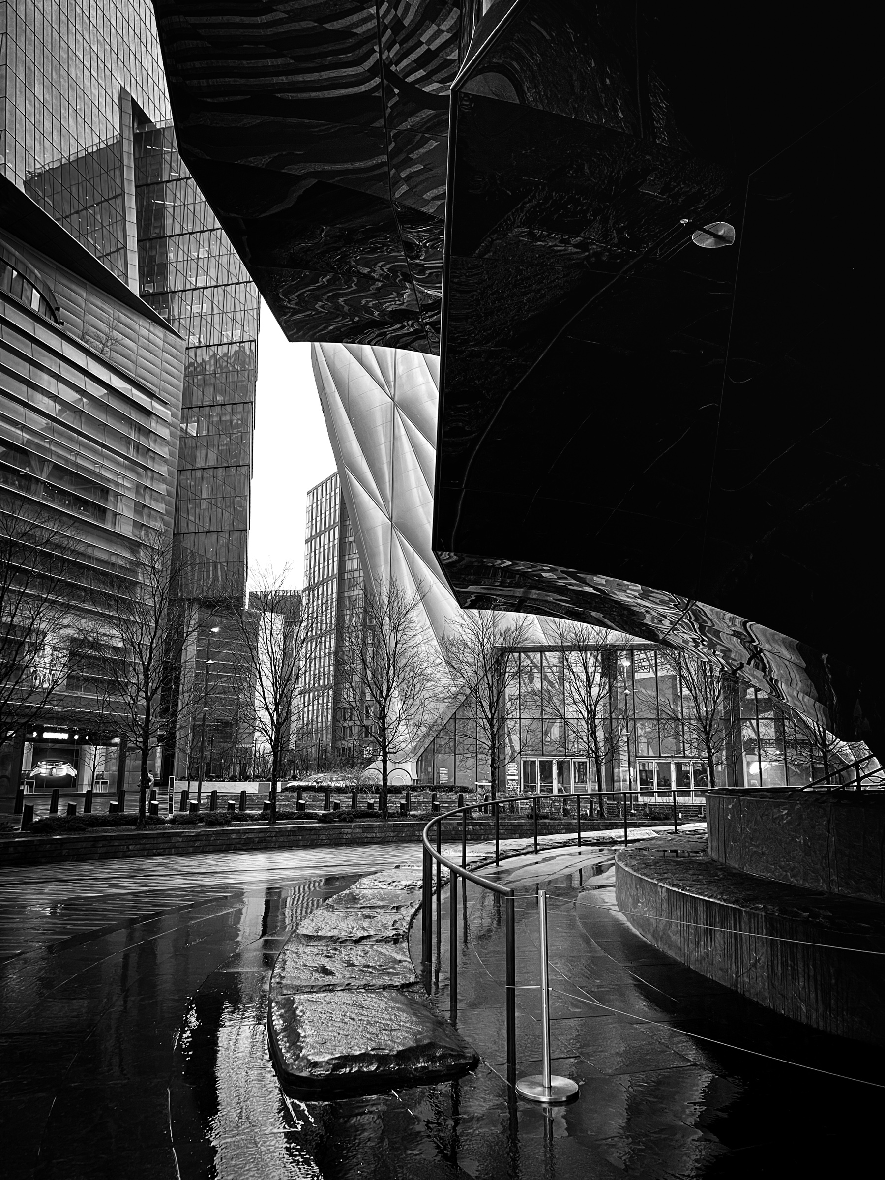 Architectural detail from Hudson Yards