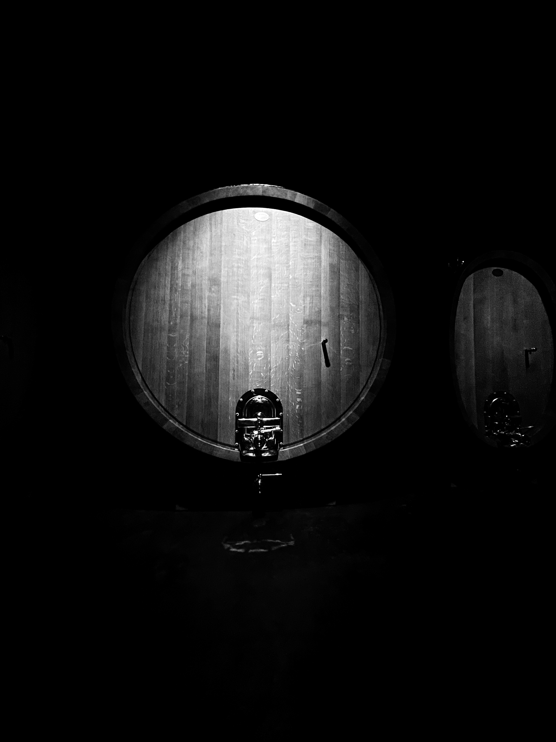 Detail of wine barrels