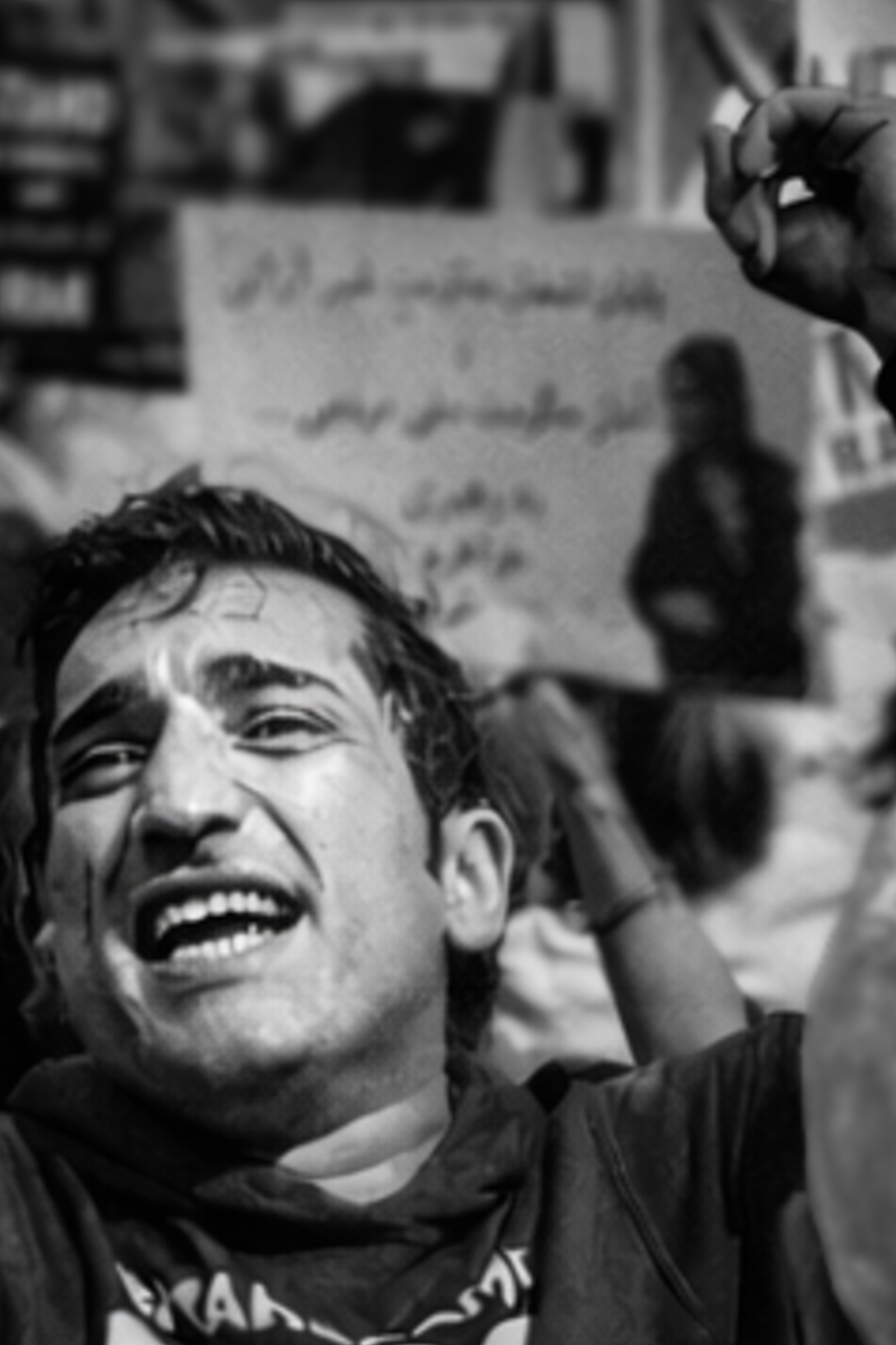 Protester at the Women Life Freedom March — Los Angeles, California