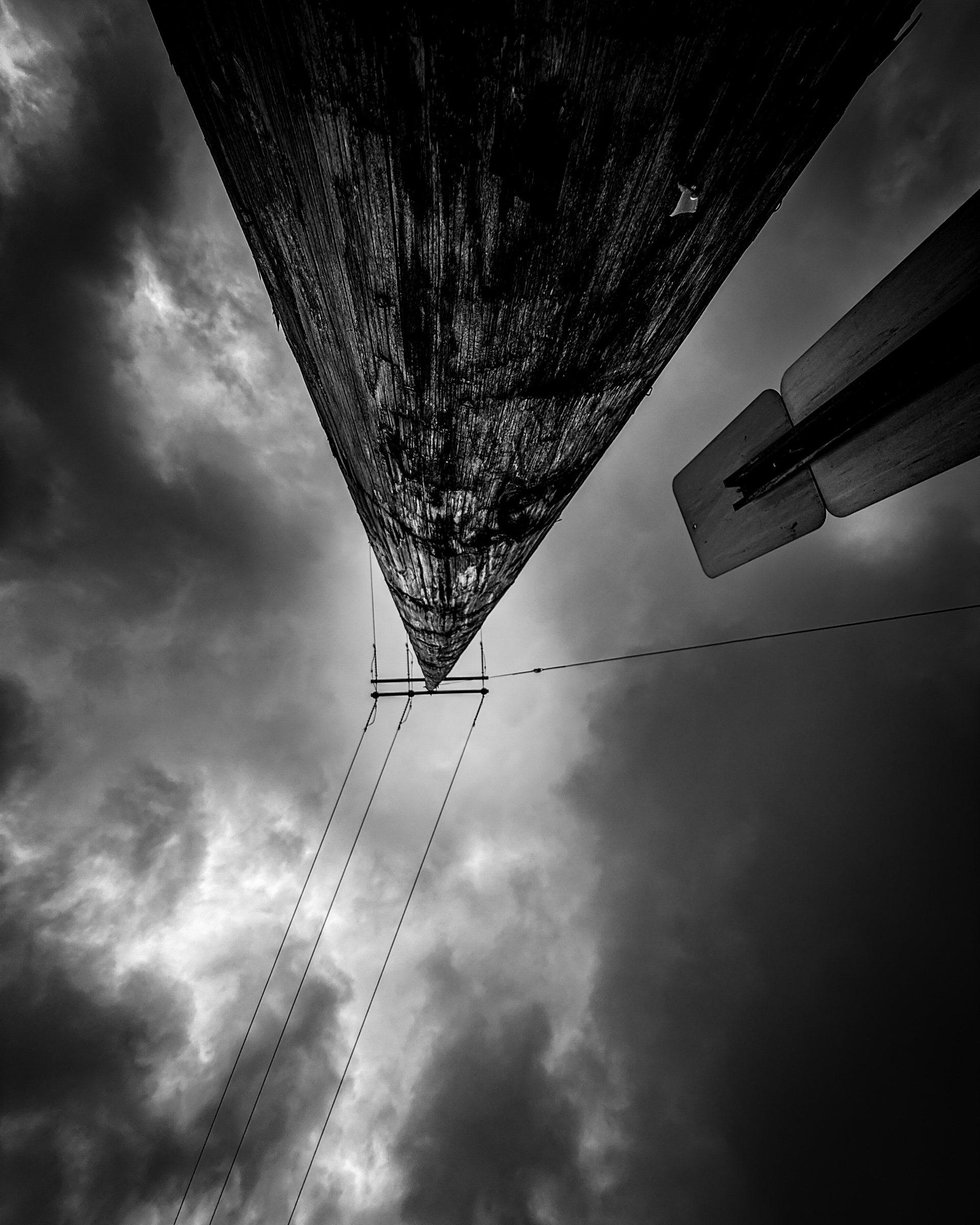Light pole with street sign — South Pasadena, California