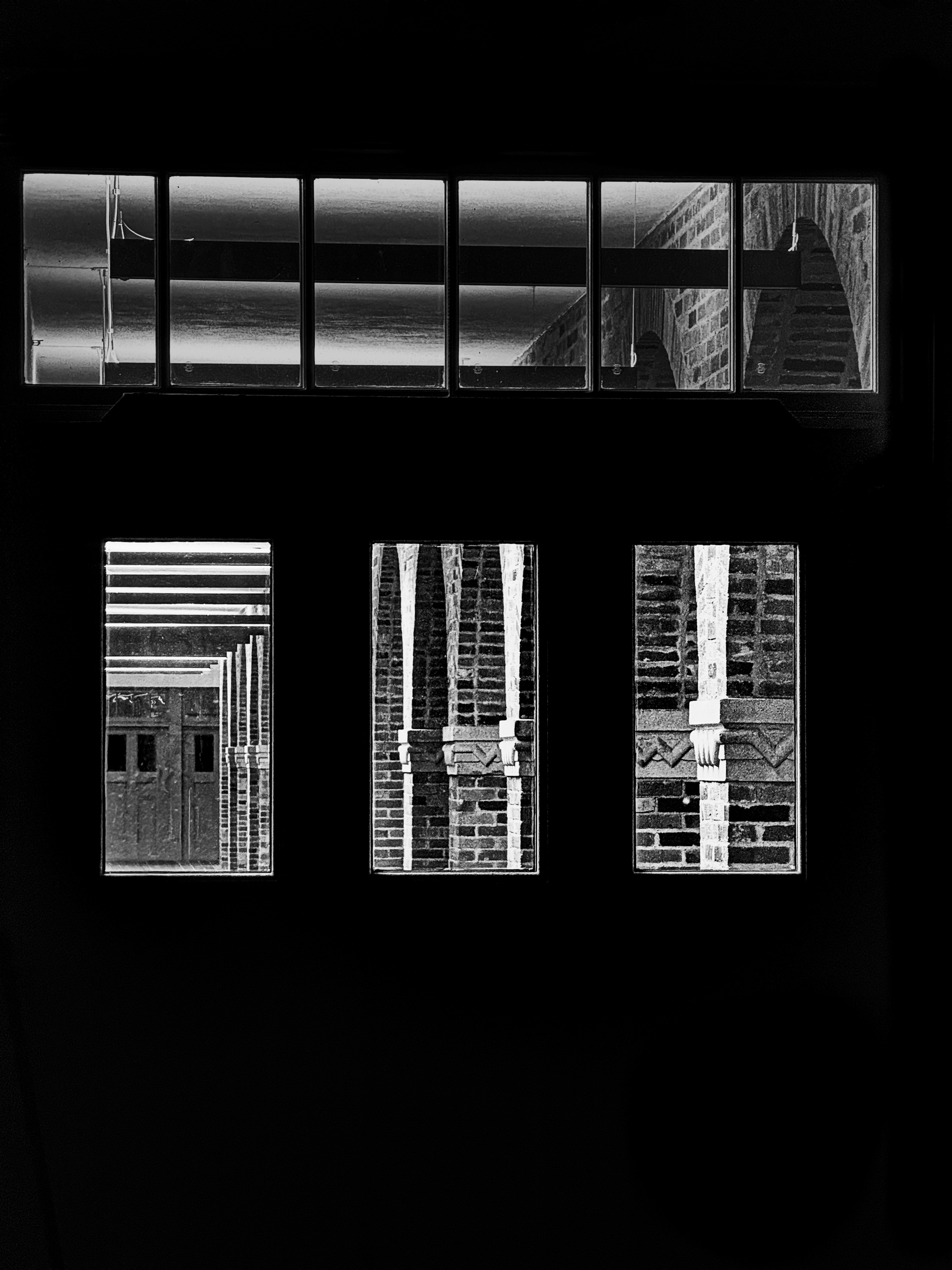 Looking through the interior of Villa Tacos — South Pasadena, California